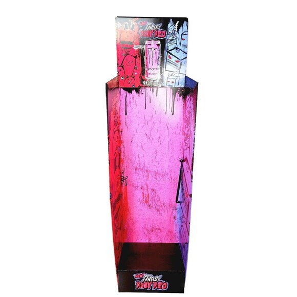 RARE Monster Energy Drink Promo Stand Anime Halloween Display Fantasy Ruby Red - Picture 10 of 11
